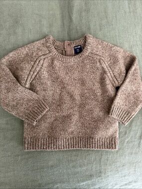Kids KIABI Cozy Brown Heather Knit Sweater